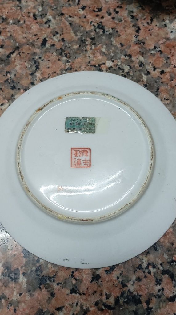 Prato decorativo chinês