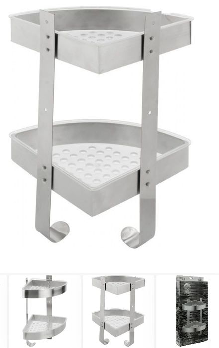 Дві полиці для ванної Trento Angolare