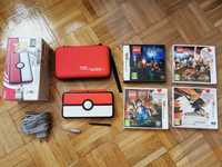 Nintendo 2DS XL Pokeball Edition + gry