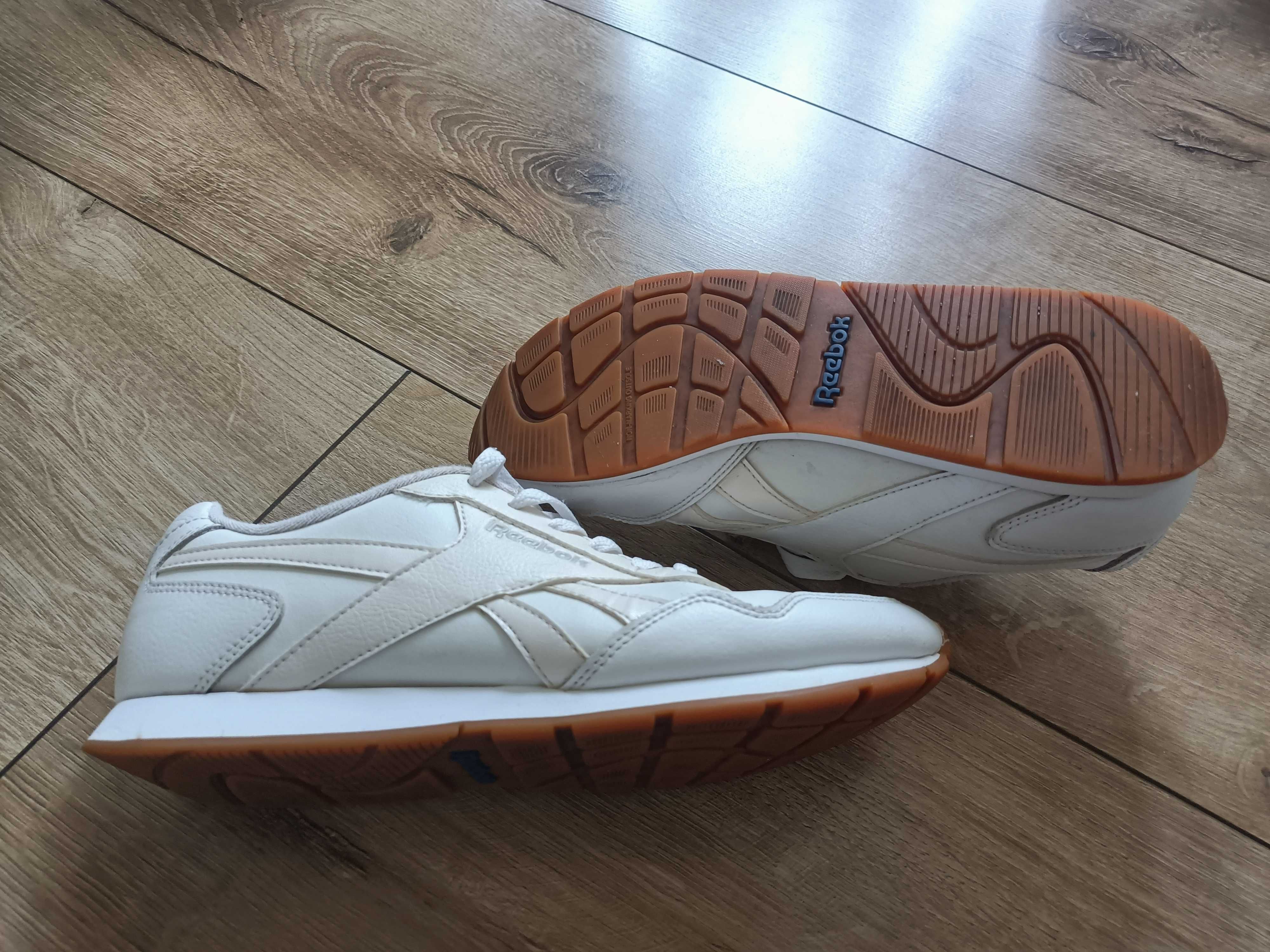 Adidasy sneakersy Reebok 39 białe skórzane