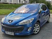 Śliczny/ Peugeot 308/ 1.6 benzyna/Długie opłaty/Panorama/Nowe opony/