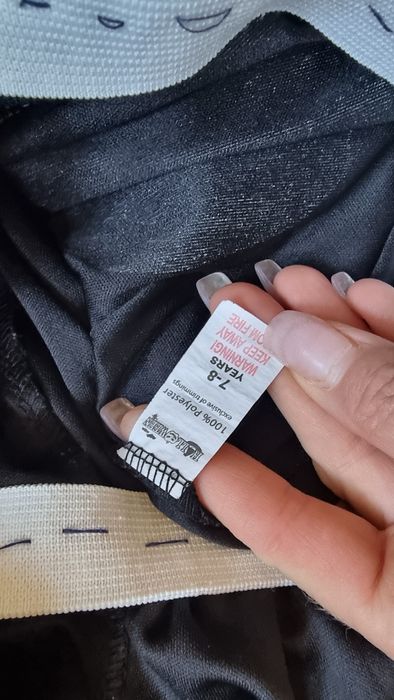 Strój kościotrup 7 8 lat halloween