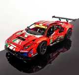 Klocki wzorowane Ferrari 488 GTE 42125 (nie LEGO)