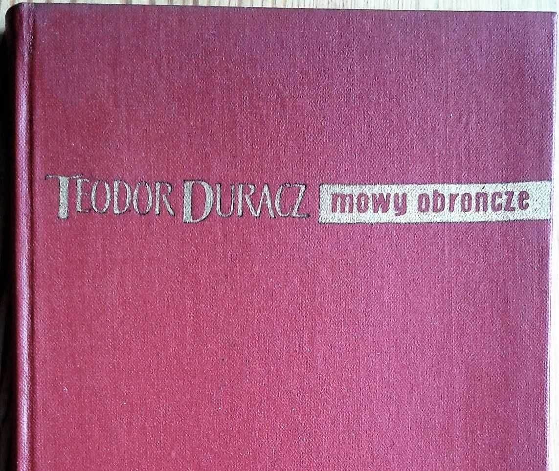 Teodor Duracz - Mowy obrończe, wydanie 1959