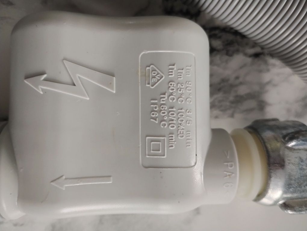 Wąż dopływowy elektro zawór do Amica Aqua stop