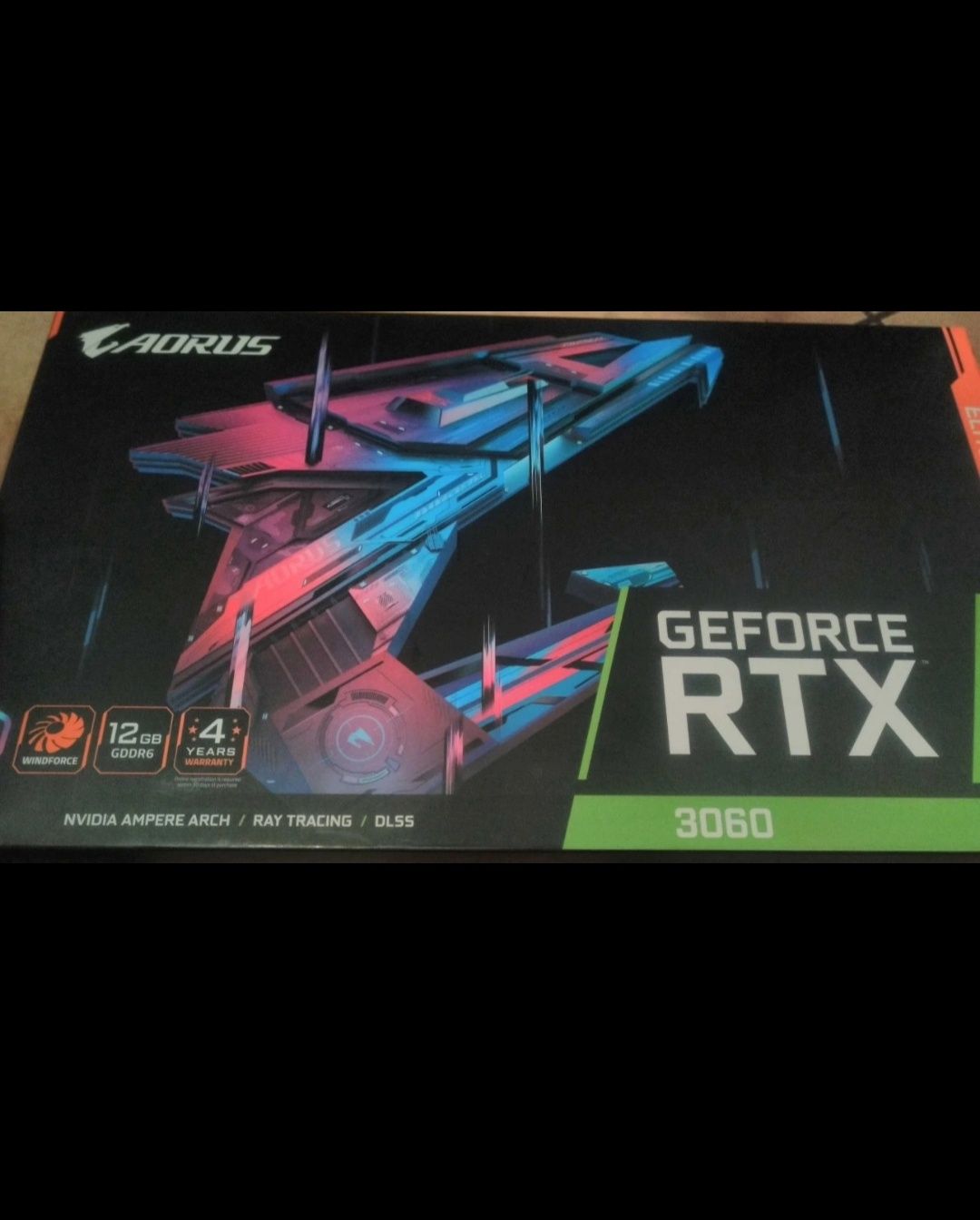 Karta graficzna rtx 3060 aorus RGB  rtx3060