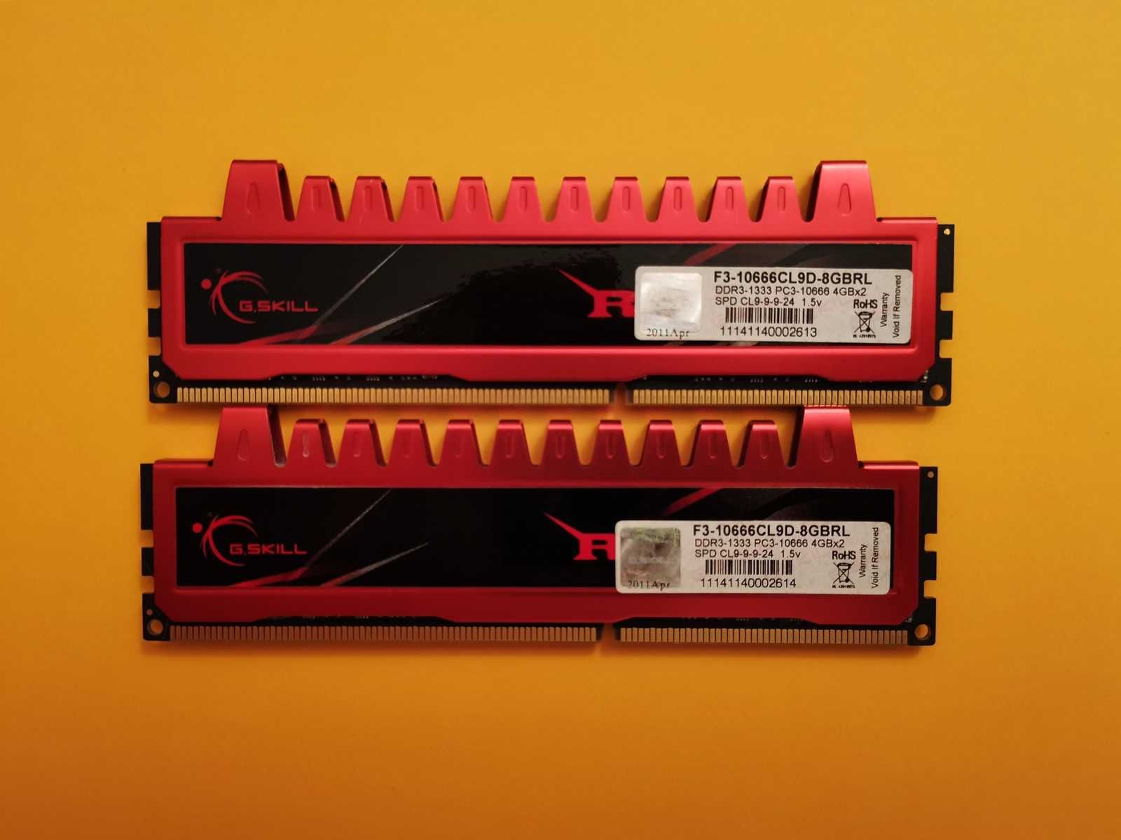 DDR3 8GB G.SkiLL RipJaws 10600 -Komputer