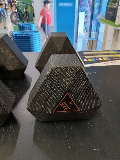 Peso 22,5 - Musculação conjunto de halteres