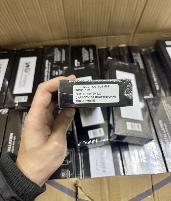 ДБЖ для роутера MINI DC UPS WGP103 (10400mAh, 5V, 9V, 12V) White