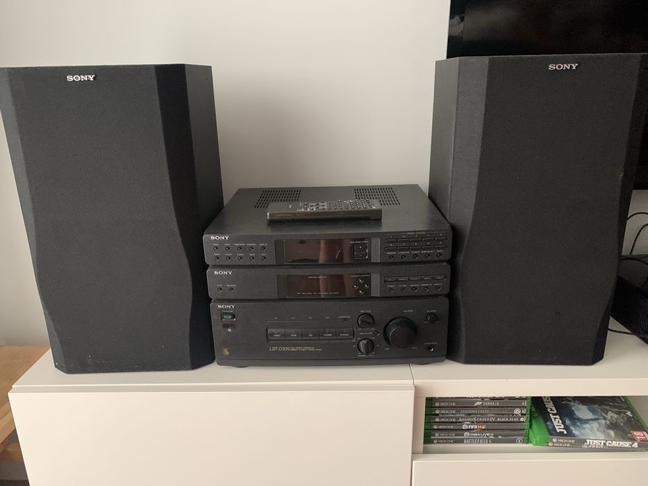 Wieża granofon SONY LBT D-309 + głośniki