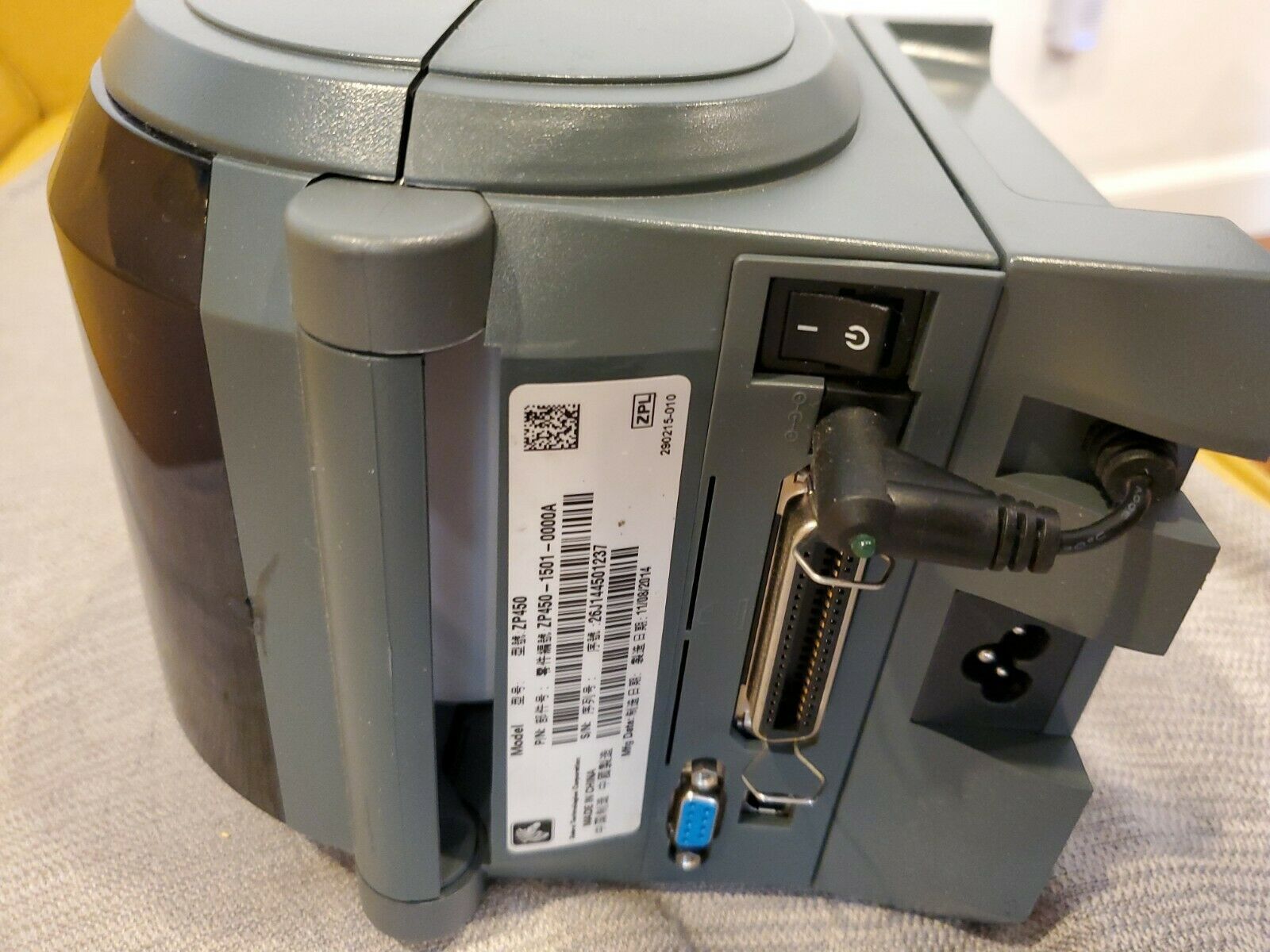 Принтер штрих-кода Новой Почты Zebra ZP450 на замену GC420d и GK420d.