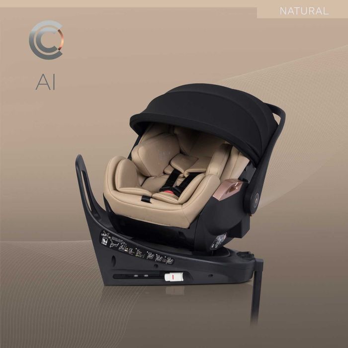 Nowy fotelik samochodowy  rozkładany z obrotową bazą isofix SKLEP NW