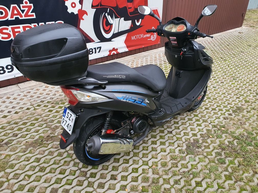 Skuter BARTON FALCON 125 w bardzo dobrym stanie TRANSPORT RATY
