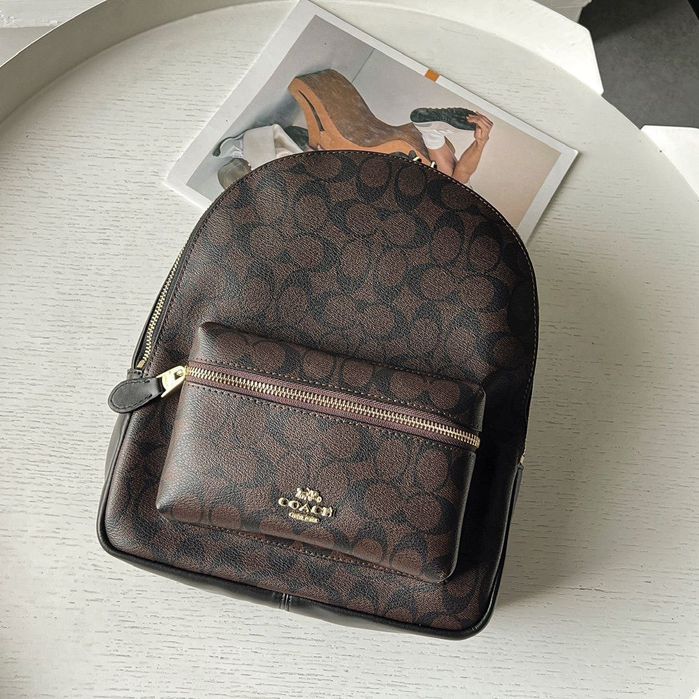 Рюкзак шкіряний Coach