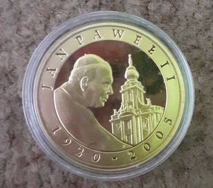 10 zł, srebrna moneta, Jan Paweł II 1920,-2005