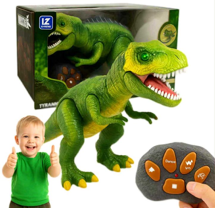 ZDALNIE STEROWANY Dinozaur Dla Dzieci Interaktywny robot super prezent