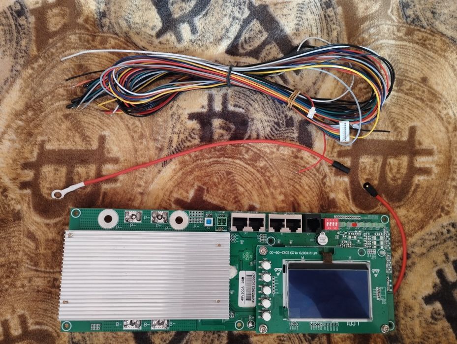 TOPBMS LiFePo4 BMS 12S 36V 16S 48V Li-ion BMS 10S 13S 100A  RS485