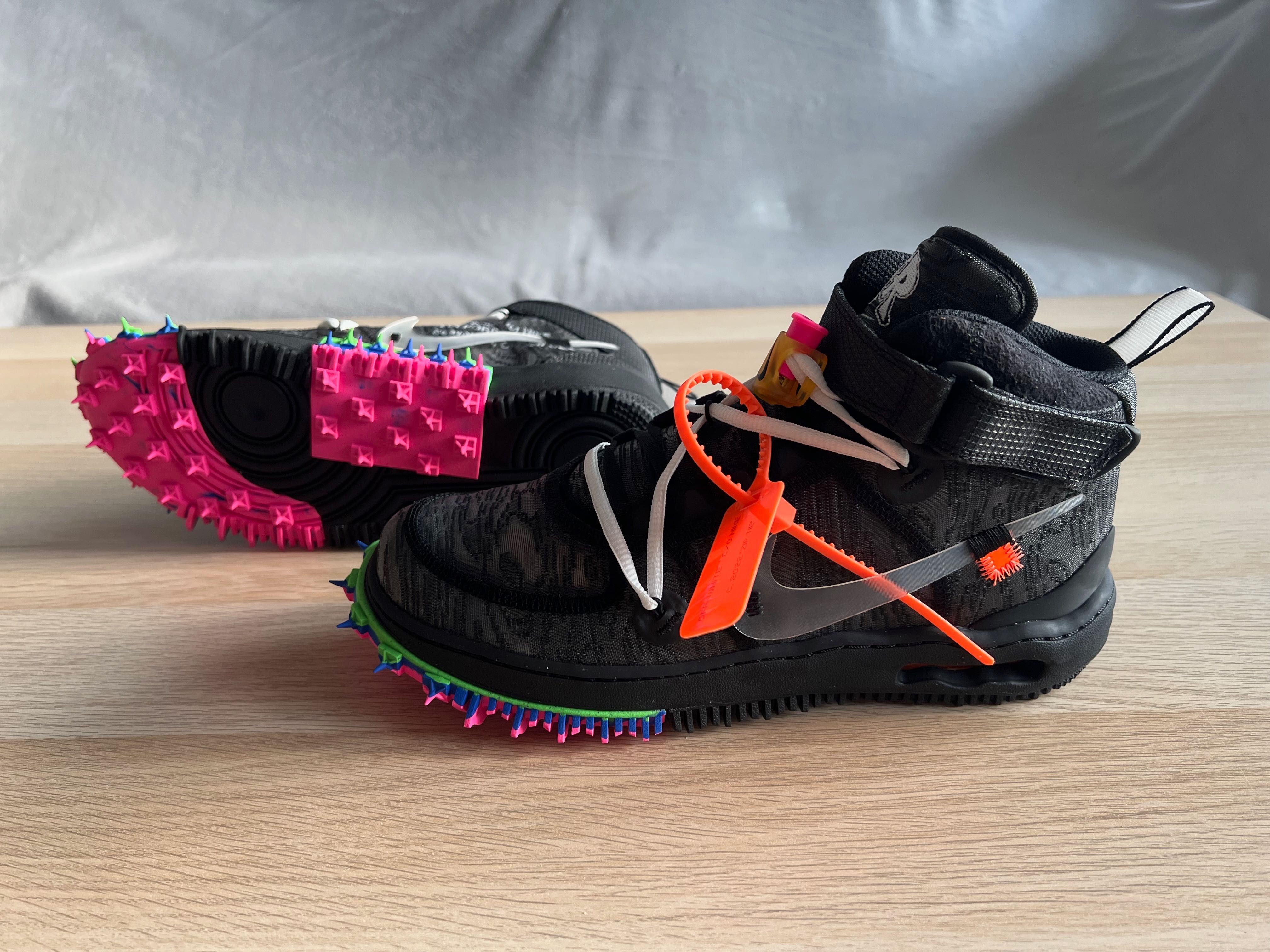 Nike Air Force 1 Mid x Off-White Black 44,5 EU 10,5 US deadstock DSWT