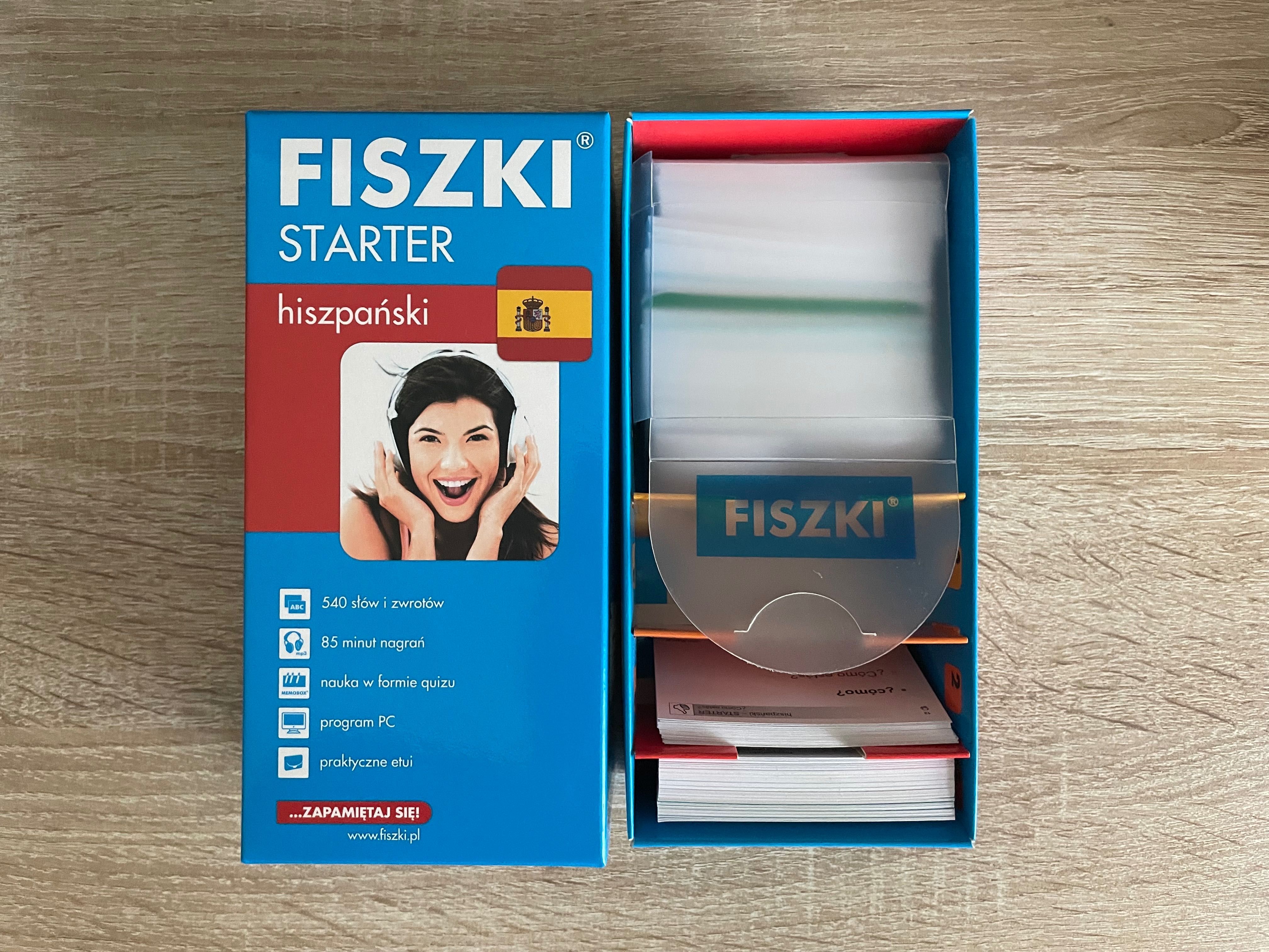 Fiszki hiszpański starter (używane, bardzo dobre)