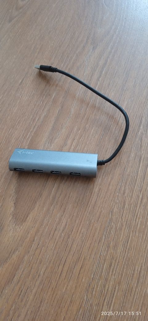 i- tec USB 3.0  Metal  HUB 4 Port. Z zasilaczem
