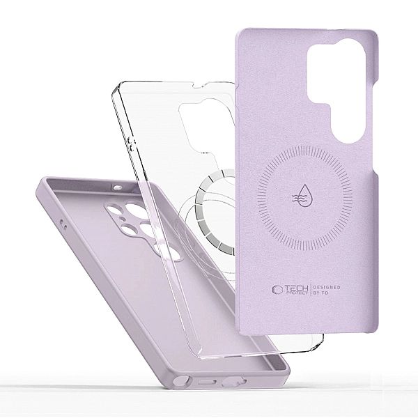Tech-Protect Liquid Silicone Magsafe Galaxy S25 Ultra Mauve