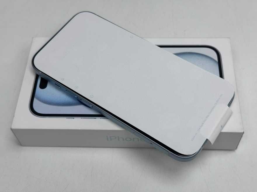 NOWY APPLE IPHONE 15 128GB Blue Gwar. FASON Rzgowska 12