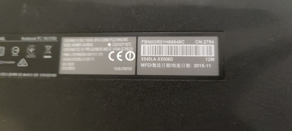 Продам ноутбук Asus X-540L