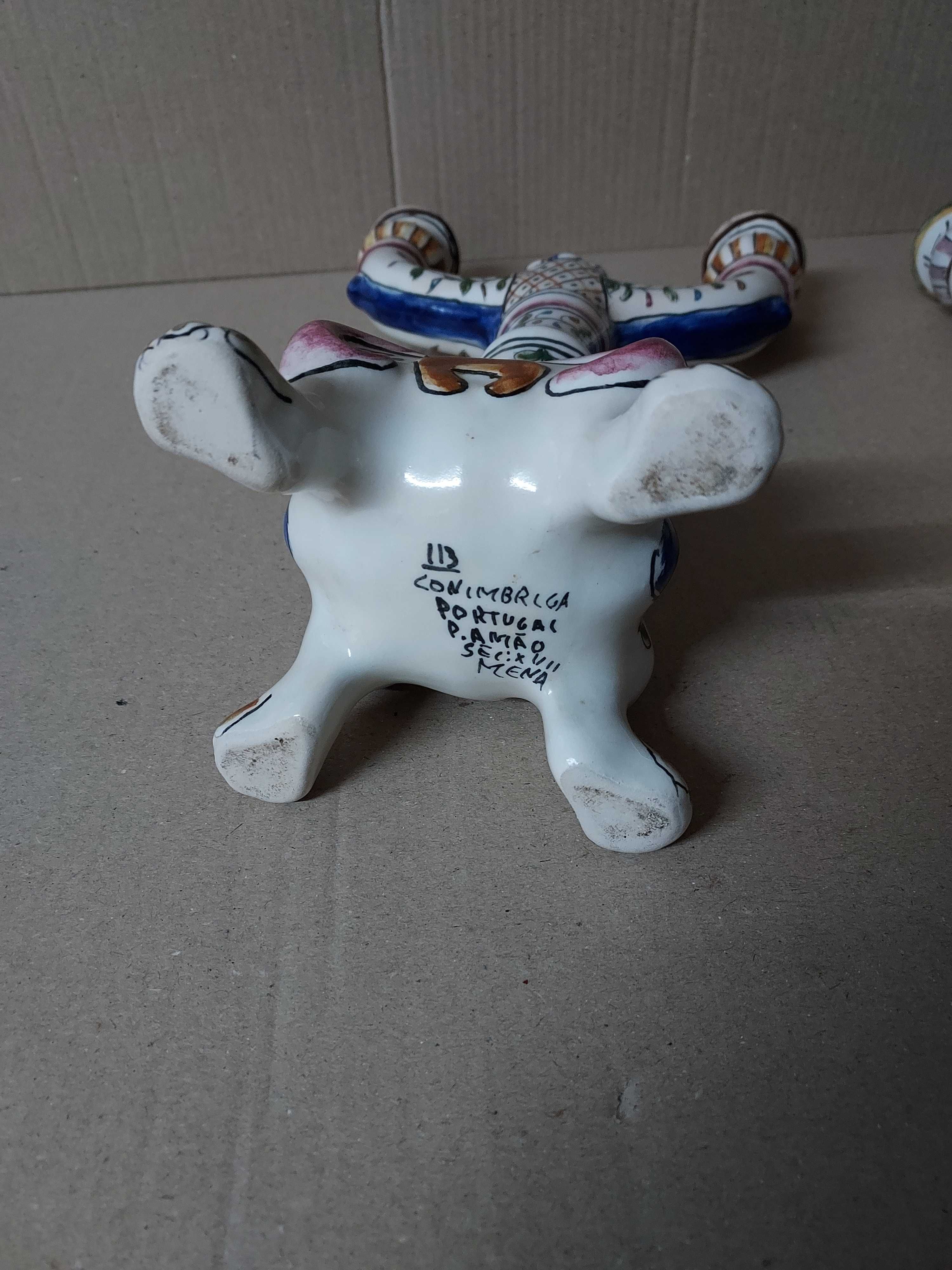 Castiçal Pintado à Mão – Suporte para 2 Velas