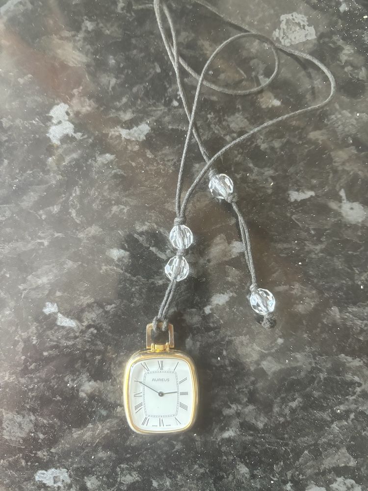 Relogio Aureus vintage antigo corda