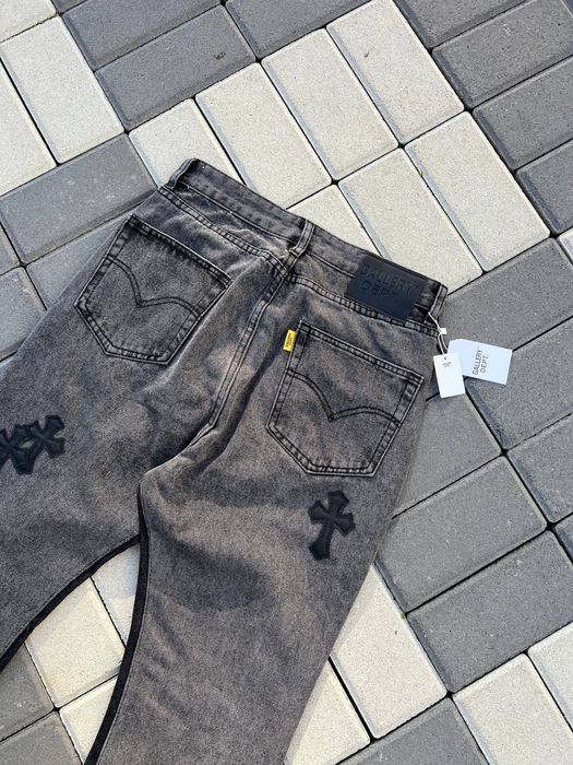 ‼️SALE‼️ Джинси Gallery dept x Chrome hearts