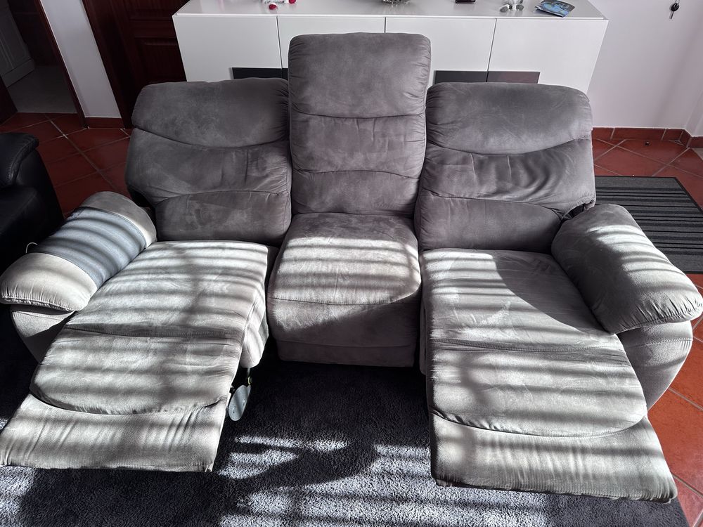 Sofa Relax Eletrico - cinzento