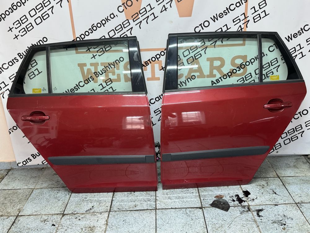 Дверка права ліва перед зад Skoda Fabia2 двері дверь фабия фабія 2