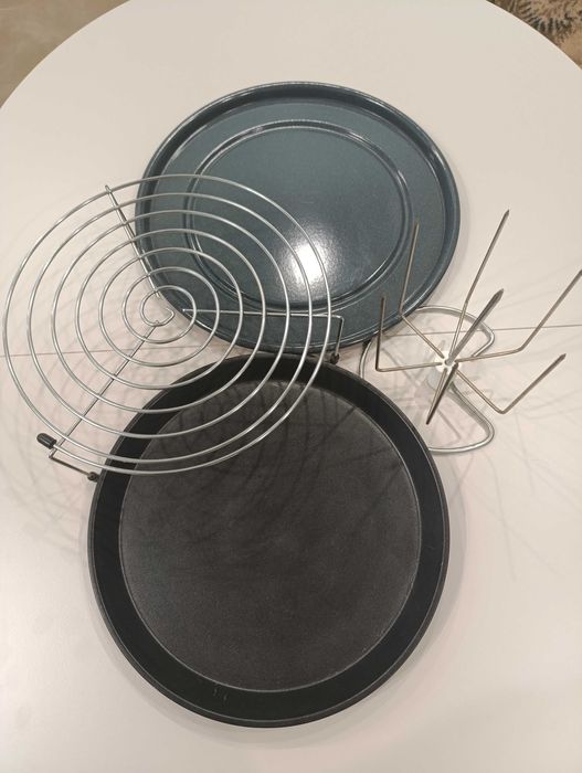 К-т для СВЧ: решітка, блюдо, форма для запікання, шпажки-гриль