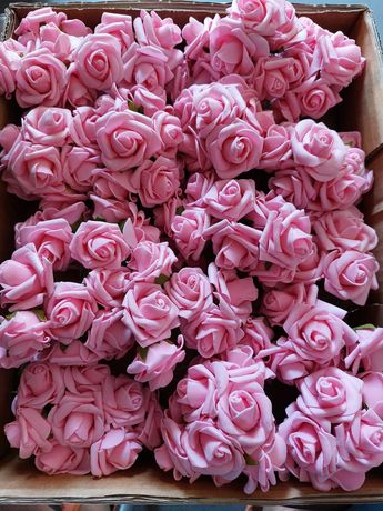 Flores grandes rosa