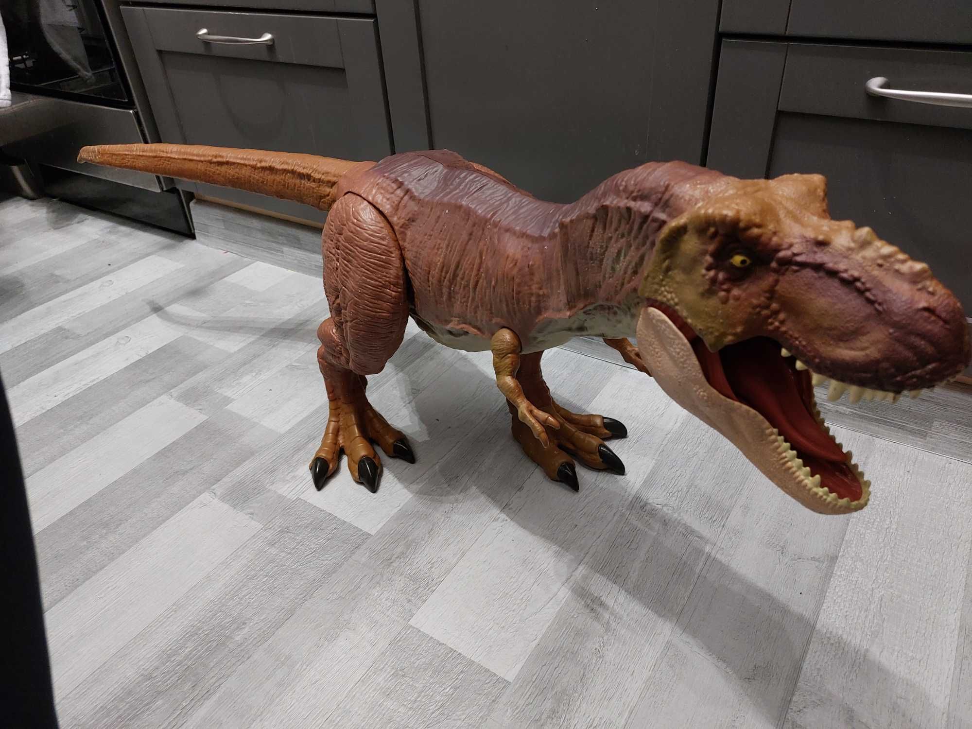 Tyrannosaurus Rex Jurassic World, Mattel 101 cm