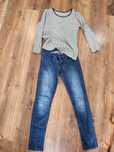 Джинси H&M, denim skinny жіночі S-M