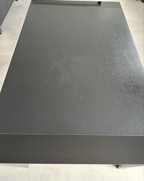 Mesa extensivel de jantar preta
