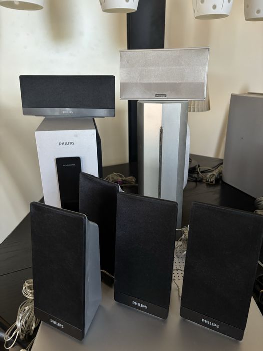 Zestaw kina domowego Philips + Pioneer 5.1 – głośniki i subwoofer