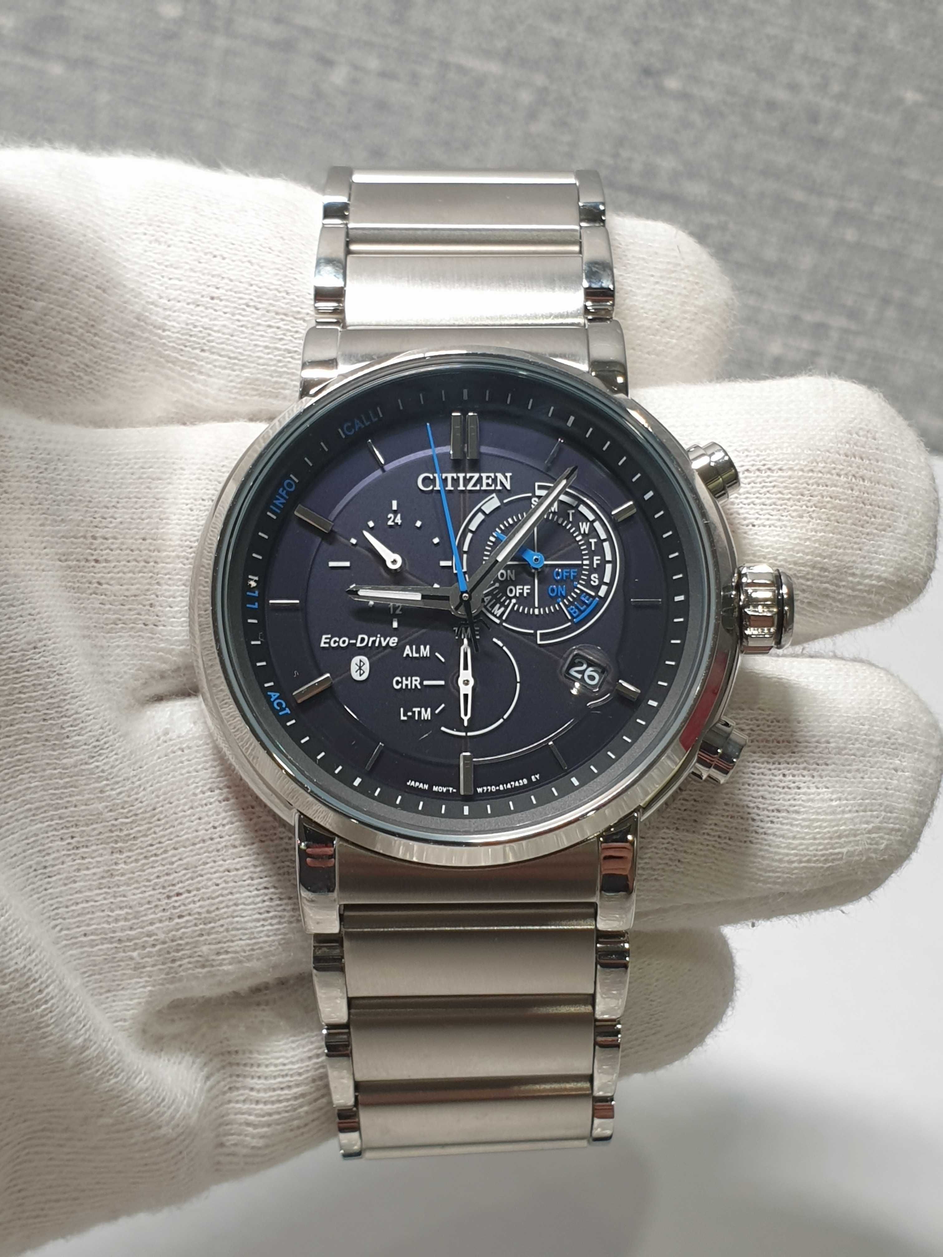 Чоловічий годинник часы Citizen Eco-Drive BZ1000-54E умний годинник