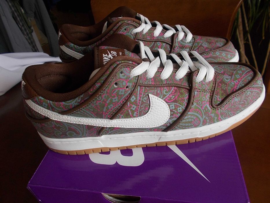 (r. Eur 44,5- 28,5 cm) Nike SB Dunk Low Pro Paisley Brown DH7534,-200