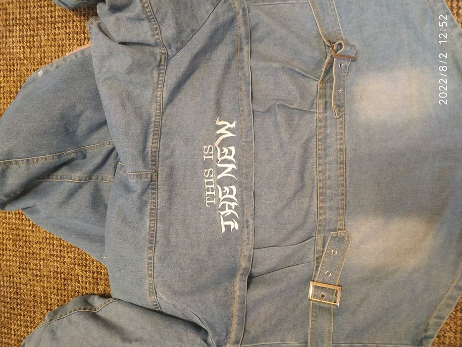 Джинсовая куртка парка