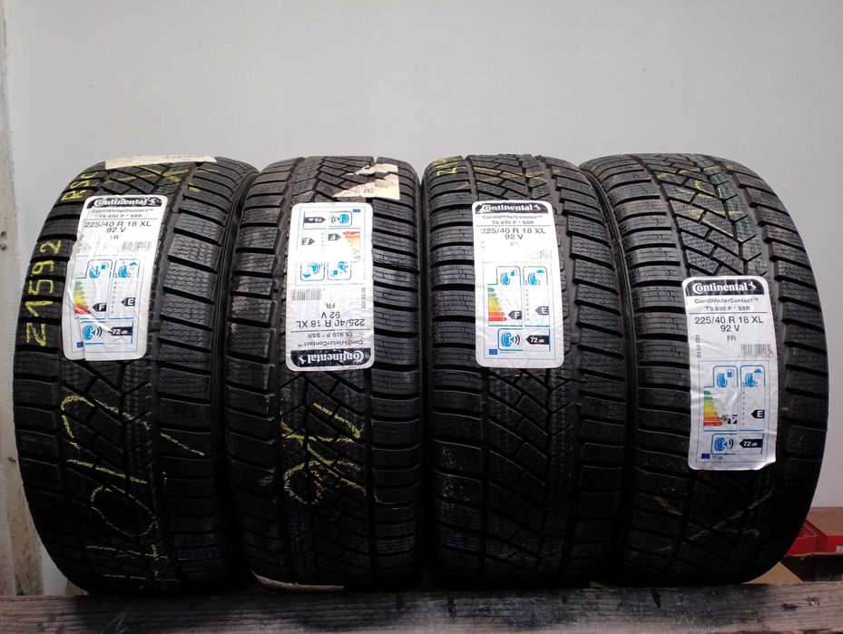 225/40 18ContinentalContiWinterContactTS830P RSC4716/5016ObrzyckoZ1592
