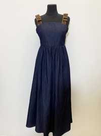 Джинсове плаття сарафан Fendi.