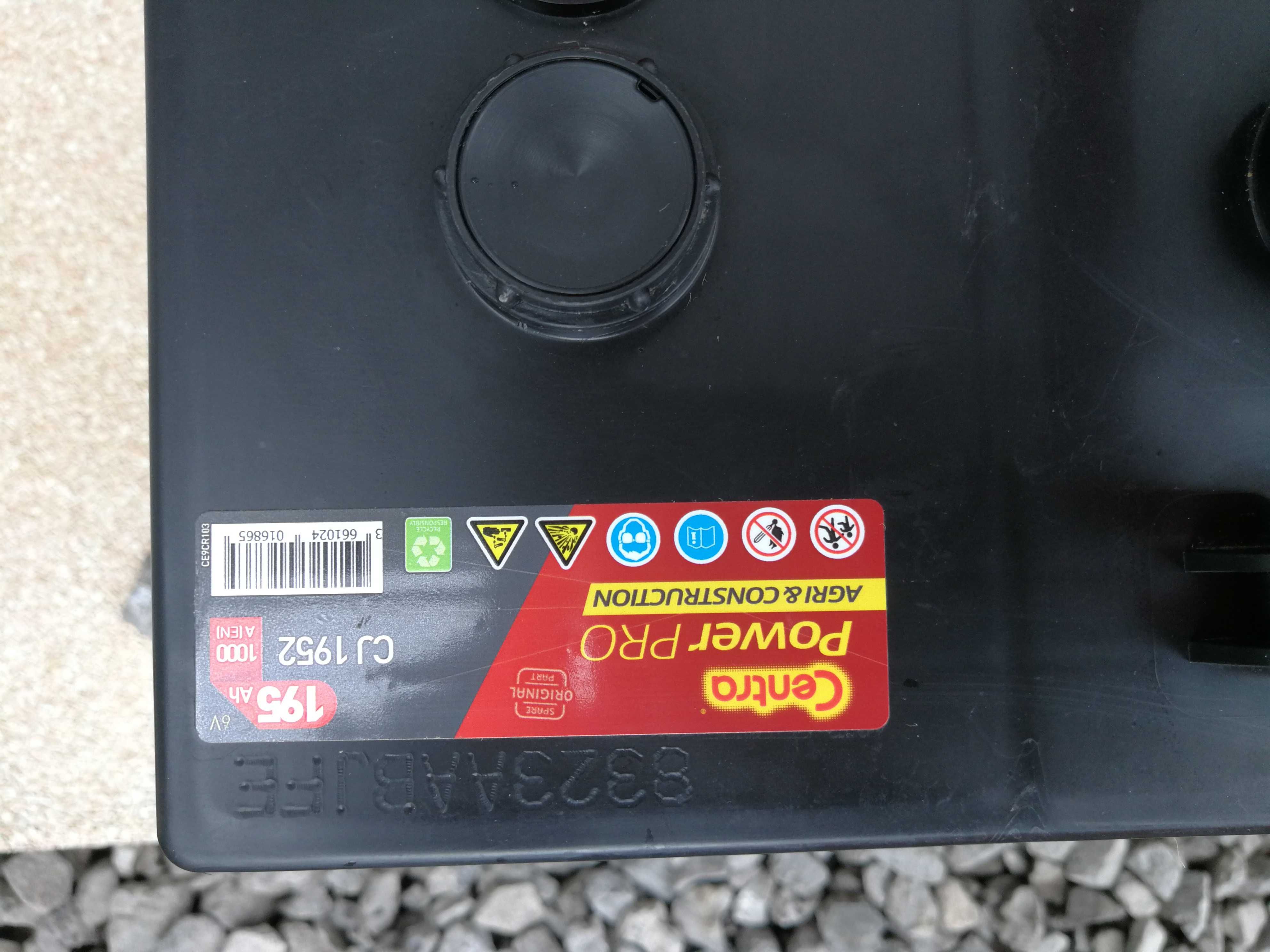 Akumulator 6v centra 195ah 1000A Power Pro agri