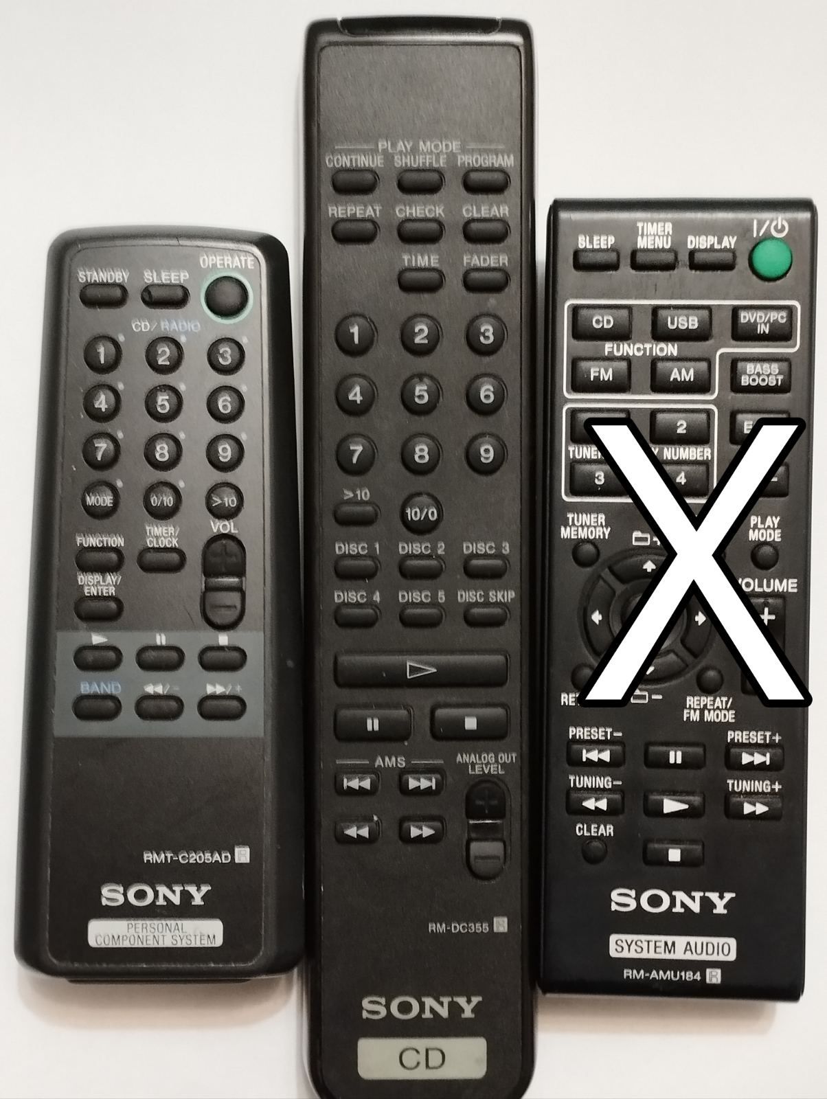 Пульт управления Sony,  Panasonic.