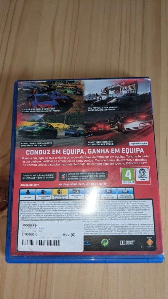 Jogo Driveclub - PS4