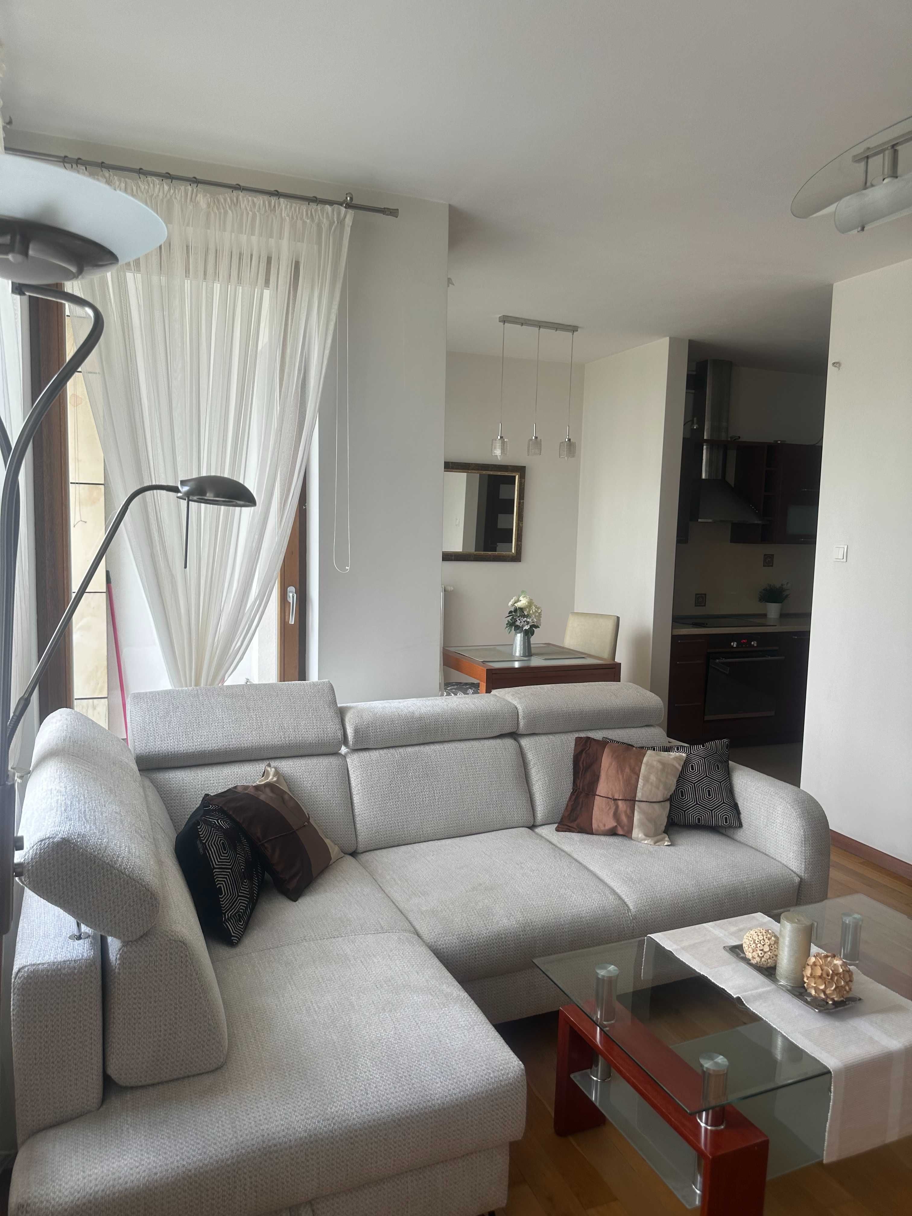 Do wynajęcia piękny 2pok. apartament 54m przy Al. Wilanowskiej Mokotów