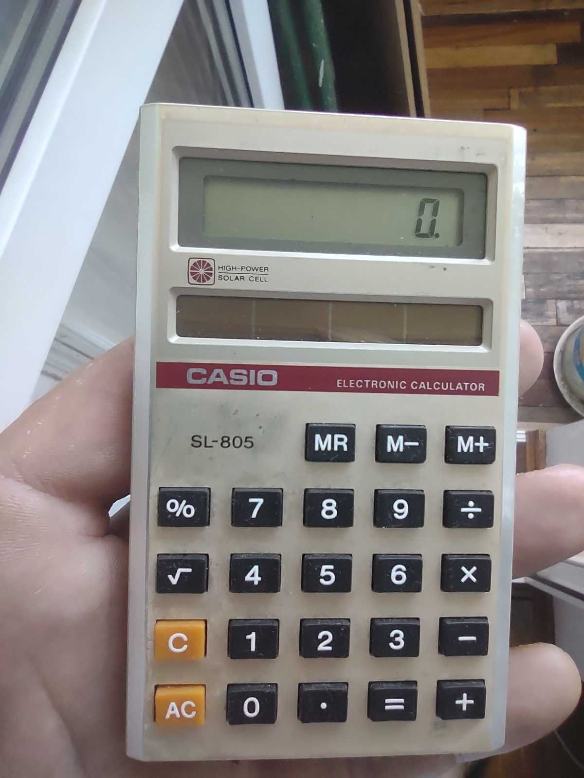 Калькулятор Sharp Casio Panasonic винтаж