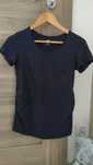 Bluzka ciążowa T-shirt H&M r. S granatowy