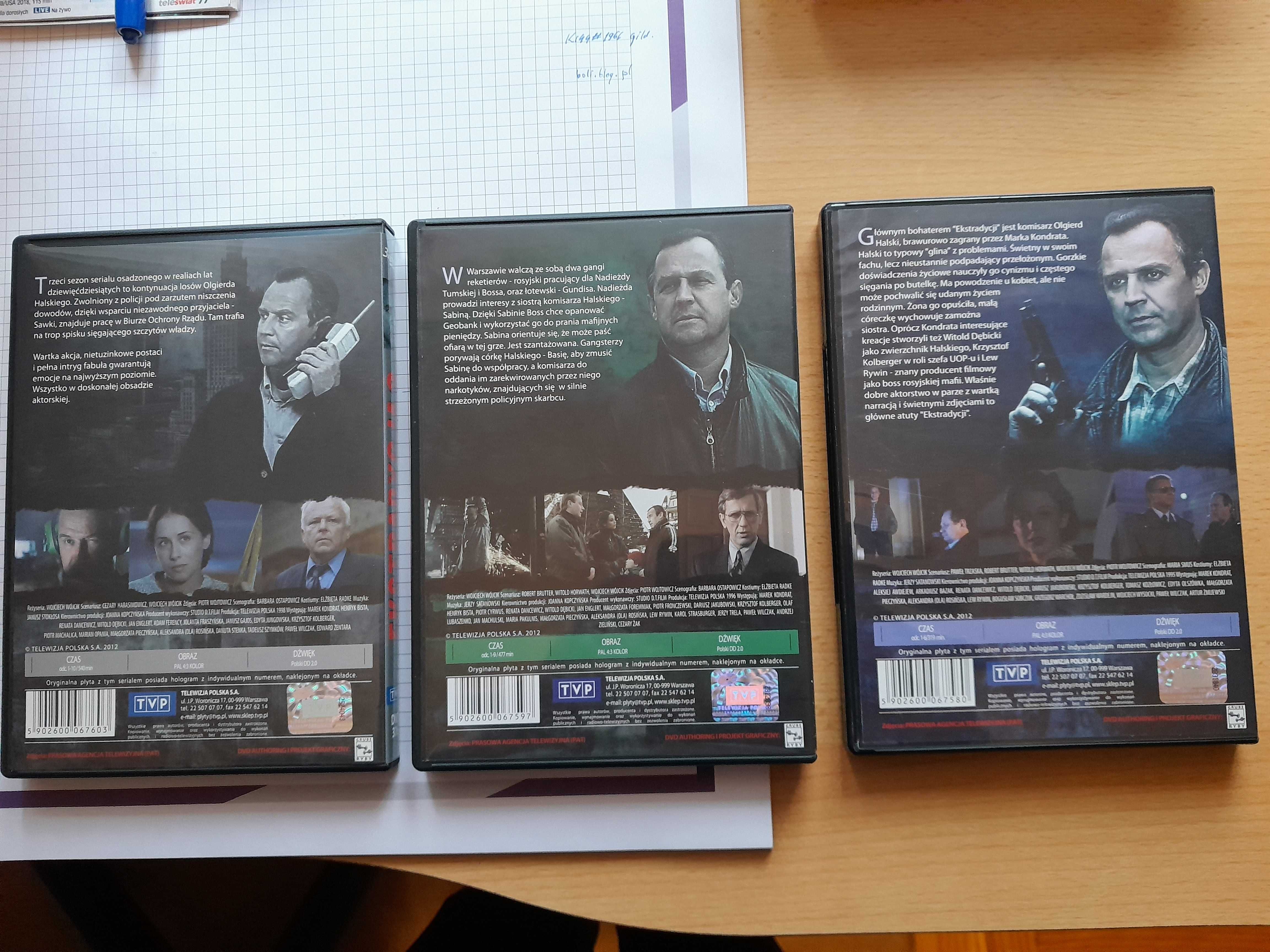 Ekstradycja 1. 2. 3. Serial na dvd